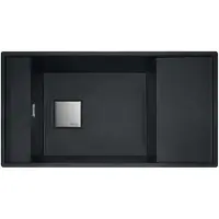 Franke Fresno - Fragranitspüle FSG 611-88, 877x495 mm, Onyx 114.0616.906