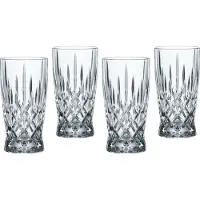 Nachtmann Glas "Biergläser Noblesse 350 ml 4er Set transparent", bunt (transparent), Glas, Trinkgefäße, Glas