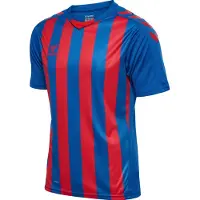 Hummel Herren Trikot Core Striped XK Polo Jersey S/S 211458-7358 XXXL - True Blue/True Red - XXXL