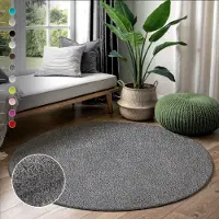 Sanat Hochflor-Teppich "LOCA" rund 30 mm Höhe Wohnzimmer, Langflor, Shaggy, Schlafzimmer