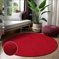 Sanat Hochflor-Teppich "LOCA" rund 30 mm Höhe Wohnzimmer, Langflor, Shaggy, Schlafzimmer