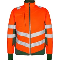 F-engel Warnschutz Softshell Jacke Safety 1158-237-101 Gr. 4XL orange/grün