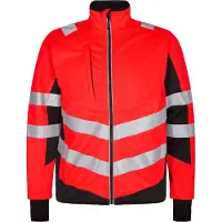 F-engel Warnschutz Softshell Jacke Safety 1158-237-4720 Gr. XS rot/schwarz