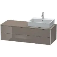 Duravit Waschtischunterbau XSQUARE 400x1400x548mm Be re na-bl seidenmatt