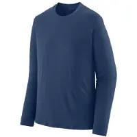 Patagonia - L/S Cap Cool Merino Shirt - Merinoshirt Gr XL blau