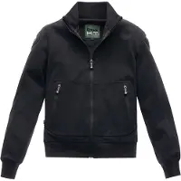 Blauer Easy Pro Damen Motorrad Textiljacke, schwarz, L
