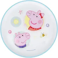 Tinisu Peppa Pig Teller - rutschfester Plastik Teller für Kinder