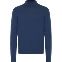 Casual Friday Rollkragenpullover "Rollkragenpullover CFEdin", Herren, Gr. M, blau (medieval blau melange), Obermaterial: 95% Baumwolle CO. 5% Kaschmir WS., Pullover Rollkragenpullover
