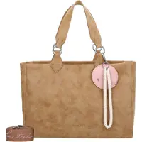 Fritzi aus Preußen Schultertasche Umhängetasche Izzy Vintage Shoulder Bag Cracker hellbraun