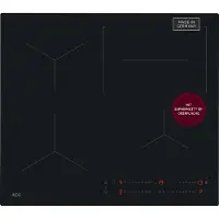 AEG Induktions-Kochfeld "TO64ICOFIT", schwarz, B:58cm H:4,4cm T:51cm, Kochfelder, Bis zu 3x weniger sichtbare Kratzer – Made in Germany, Induktions-Kochfeld