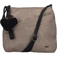 Rieker Umhängetasche Schultertasche, Damen Handtasche mit zwei Hauptfächern