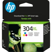 HP Original Tintenpatrone 304XL CMY, Einzelpack, Tri-Colour