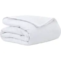 vidaXL 2-in-1 Bettdecke Weiß 155 x 220 cm Feder