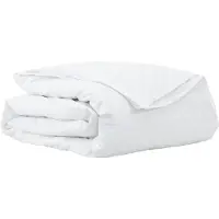 vidaXL 2-in-1 Bettdecke Weiß 240 x 200 cm Feder