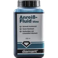 DIAMANT PAULIMOT Anreißfarbe blau, Flasche mit 500 ml Inhalt