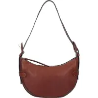 Fossil Leder Schultertasche Harwell Hobo Brown braun