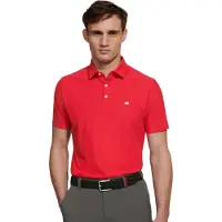 Meyer T-Shirt "Tiger", Herren, Gr. 3XL, rot, Obermaterial: 90% Polyamid PA. 10% Elasthan EL., uni, regular fit, V-Ausschnitt, Shirts T-Shirt, mit UV-Schutz, aus der Golf Serie