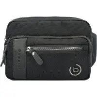 Bugatti Gürteltasche "Herren, Damen NERO", Damen, Gr. B/H/T: 20cm x 15cm x 4cm onesize, schwarz, Kunstfaser, unifarben, Taschen Gürteltasche