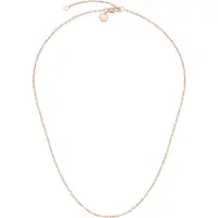 Liebeskind berlin Gliederkette "Schmuck Geschenk Gold 375 Halskette Gold Collection Kugelkette", rosa (roségoldfarben), Halsketten, Damen, Gelbgold 375, L: 41, Gliederkette