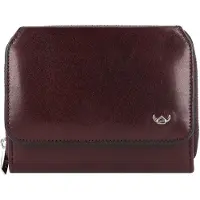 Golden Head Leder Geldbörse Colorado RFID Protect Zipped Billfold Coin Wallet Bordeaux weinrot