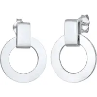 Elli Ohrringe Ohrstecker Kreis Rund Modern 925 Silber Elli Silber