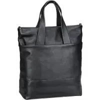 Leonhard heyden Schultertasche Umhängetasche mit Laptopfach Hamburg Shopper Black schwarz