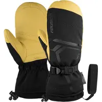 Reusch Down Spirit GTX Mitten black / camel (7490) 9,5