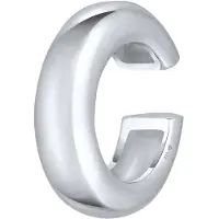Elli Ohrklemme "Ohrringe Earcuff Single Basic Look 925 Silber" Gr. 5, silber, Ohrringe, Damen, 5, ohne Stein, Silber 925 (Sterlingsilber), Ohrklemme