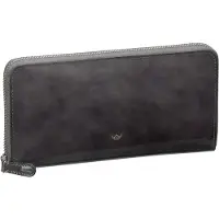 Golden Head Geldbörse Carrara RFID Protect Zipped Ladies Purse Wallet Anthracite anthrazit