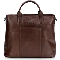 Farmhood Memphis Handtasche Leder 37 cm Laptopfach