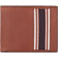 Fossil Geldbörse Bronson Bifold Wallet With Flip ID Medium Brown braun