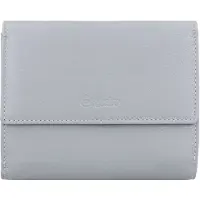 Esquire Leder Geldbörse Viktoria Wallet With Flap Grey grau