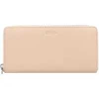 Esquire Leder Geldbörse Viktoria Zip Around Wallet Beige