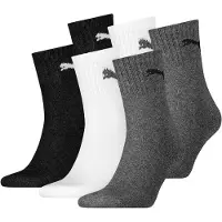 Puma Kurzsocken "Socken 6er Pack", Damen, Gr. 47-49, bunt (schwarz, weiß, grau), Obermaterial: 78% Baumwolle CO. 18% Polyester PES. 2% Polyamid PA. 2% Elasthan EL., Socken Kurzsocken