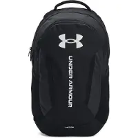 Under Armour Hustle 6.0 Backpack black white (002) OSFM