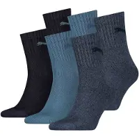 Puma Kurzsocken "Socken 6er Pack", Damen, Gr. 43-46, blau, Obermaterial: 78% Baumwolle CO. 18% Polyester PES. 2% Polyamid PA. 2% Elasthan EL., Socken Kurzsocken