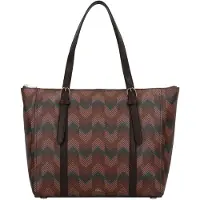 Fossil Shopper Schultertasche Carlie Tote Harlow Multi Print mehrfarbig