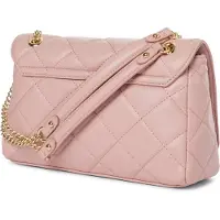 Valentino Rosa Schultertasche Damen - Stilvoll mit Kettenhenkeln & Kontrastdetails