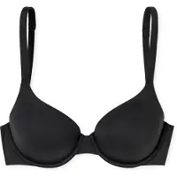 Schiesser Schalen-BH "Unique Micro", Damen, Gr. 85, Cup C, schwarz (000, schwarz), Single Jersey, Obermaterial: 70% Polyamid, 30% Elasthan, BHs Schalen-BH