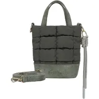 Fritzi aus Preußen Umhängetasche Handtasche Brigitte X Fritzi Mini Toty limited Bubble Olivia dunkelgrau