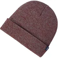 Lerros Strickmütze, Flachstrick - Dark Berry - PCK