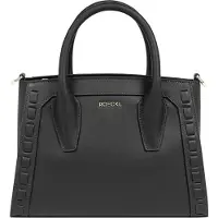 Roeckl sports ROECKL Leder Handtasche Umhängetasche Mathilde Crafted Handbag Black schwarz