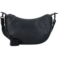Mandarina Duck Mellow Leder Hobo, Damen, Schwarz