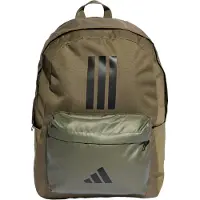Adidas 1100000002199 PERFORMANCE "CLASSIC BACK TO SCHOOL 3-STREIFEN", grün (olive strata, schwarz), Rucksäcke, Damen, Obermaterial: 100% Polyester, 1100000002199