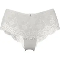 JOOP! Hipster JOOP "Beautiful", Damen, Gr. 44, Spitze, weiß (open weiß), Spitze, Obermaterial: 86% Polyamid, 14% Elasthan, unifarben, körpernah, Unterhosen Hipster, florale Spitze, elastischer Bund, feminin