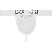 WOH String "String Sexy Fun G-String 1er Pack", Herren, Gr. XL, weiß, Obermaterial: 95% Baumwolle CO. 5% Elasthan EL., Unterhosen String