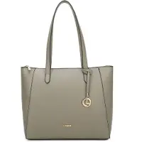 L.credi Schultertasche Polly Shopper Khaki