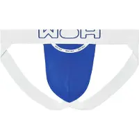 WOH String "Jockstrap Sexy Fun Jockstrap 1er Pack", Herren, Gr. XXL, blau, Obermaterial: 95% Baumwolle CO. 5% Elasthan EL., Unterhosen String