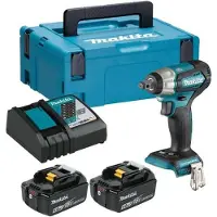 Makita Schlagschrauber 18V LXT 180 Nm 1/2" (2x5,0 Ah) in MAKPAC - DTW181RTJ