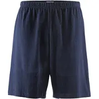 Jan Vanderstorm Shorty "Kurze Schlafhose MALVIK", Herren, Gr. XXL, blau (dunkelblau), Obermaterial: 100% Baumwolle CO., Homewear-Sets Shorty